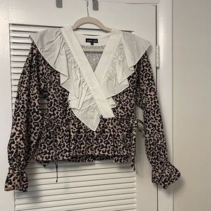 Sister Jane top, size small, deep v neck